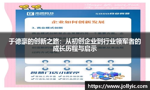 于德豪的创新之路：从初创企业到行业领军者的成长历程与启示